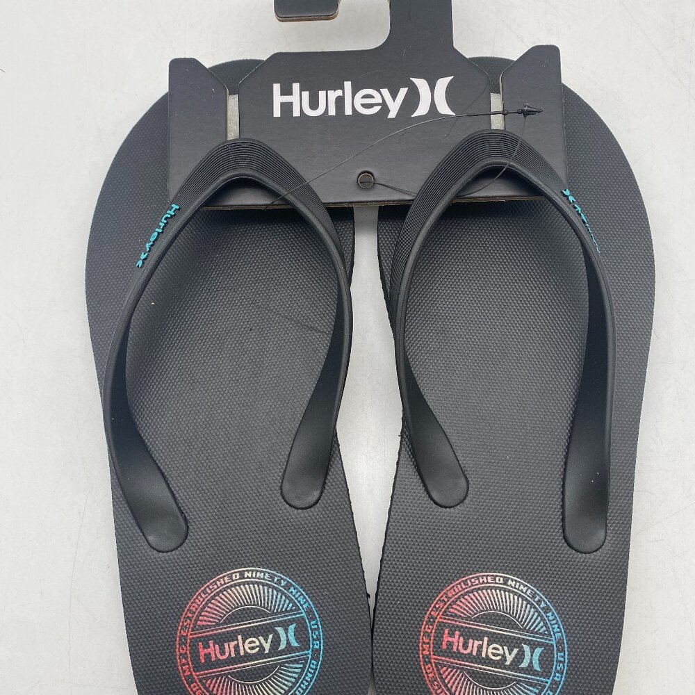 *** SUMMER SALE *** Hurley Flip Flop Sandals Black US Men's Various Size